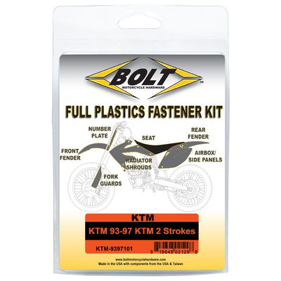 Bolt KTM-9397101 Body Work Fastener Kit #KTM-9397101