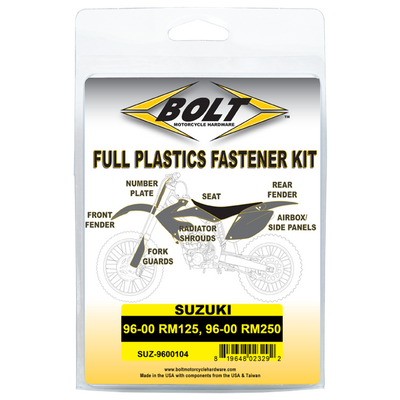 Bolt SUZ-9600104 Body Work Fastener Kit #SUZ-9600104