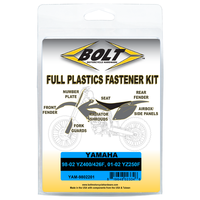Bolt YAM-9802201 Body Work Fastener Kit #YAM-9802201