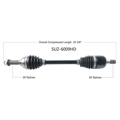 HD 2.0 AXLE FRONT RIGHT#mpn_SUZ-6009HD