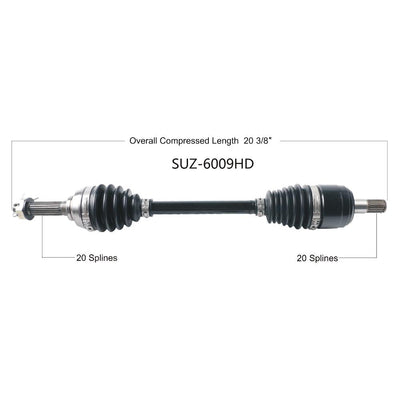 HD 2.0 AXLE FRONT RIGHT #SUZ-6009HD