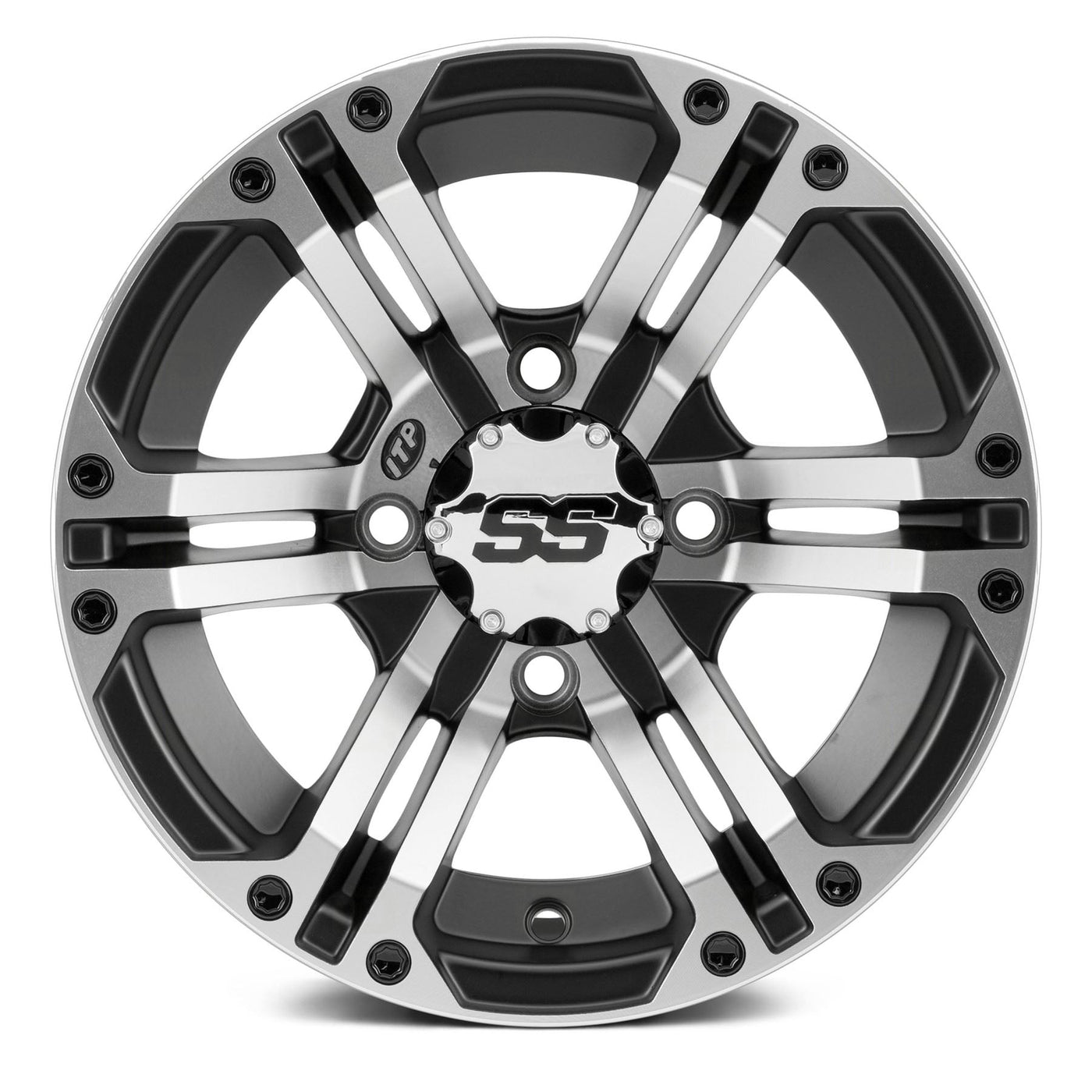 ITP 1422232404B Alloy Wheel - Machined 14X6 #1422232404B