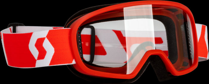 SCOTT BUZZ GOGGLE MX RED/WHT -CLEAR LENS#mpn_272838-1005043