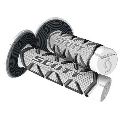 Scott 219626-1007 Grip - Diamond Black/White Set with Donut #219626-1007
