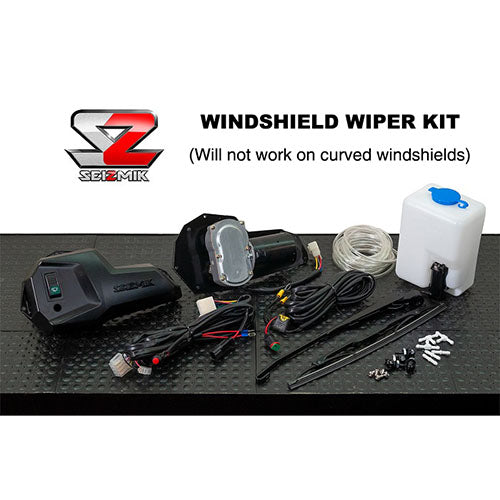 UTV WINDSHIELD & HEADLIGHT WIPER WASHER KIT#mpn_30011