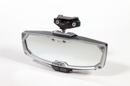 HALO-RA LED REAR VIEW MIRROR W/CAST ALUMINUM BEZEL  RZR PRO XP#mpn_18001