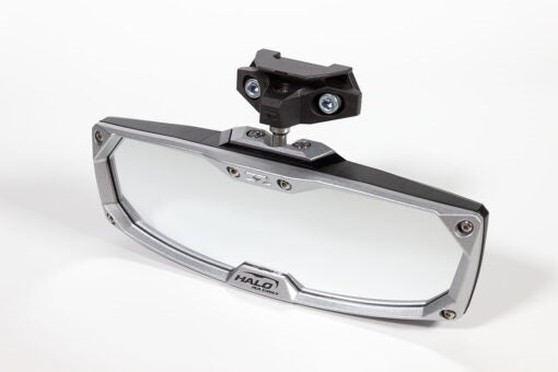 HALO-RA CAST REAR VIEW MIRROR W/CAST ALUMINUM BEZEL RZR PRO XP#mpn_18002