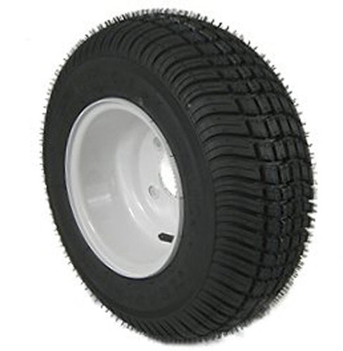 215/60-8 TIRE & WHEEL 4 HOLE (B) WHITE#mpn_3H250