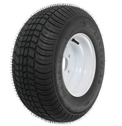 205/65-10 TIRE & WHEEL (B) 5 HOLE / WHITE#mpn_3H350