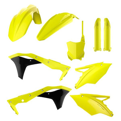 POLISPORT MX COMPLETE KIT KAWASAKI FLO YELLOW#mpn_90743