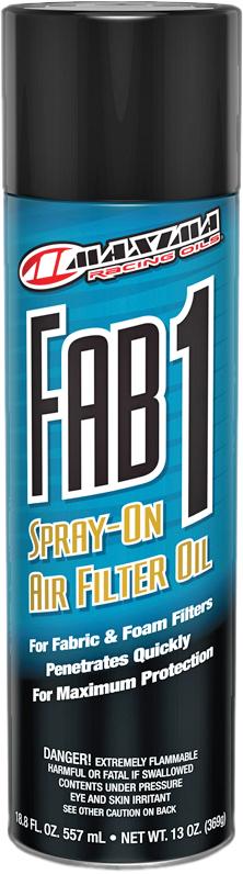 FAB 1 SPRAY-ON AIR FILTER OIL 13OZ#mpn_61920