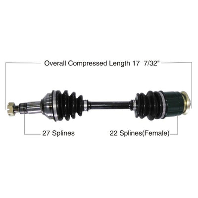 TYTANEUM OE REPLACEMENT CV AXLE ARCTIC CAT REAR LEFT / RIGHT#mpn_813-0009