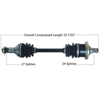 TYTANEUM OE REPLACEMENT CV AXLE ARCTIC CAT FRONT LEFT / RIGHT#mpn_813-0022