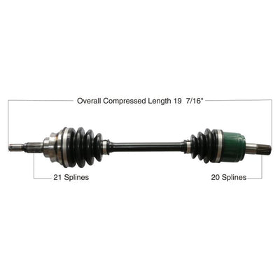 TYTANEUM OE REPLACEMENT CV AXLE HONDA FRONT RIGHT#mpn_813-0066