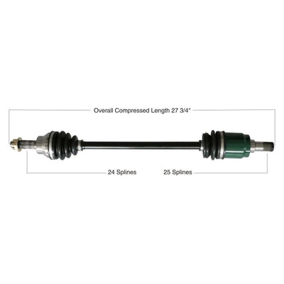 TYTANEUM OE REPLACEMENT CV AXLE HONDA FRONT LEFT#mpn_813-0072