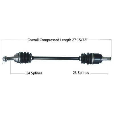 TYTANEUM OE REPLACEMENT CV AXLE HONDA REAR RIGHT#mpn_813-0087
