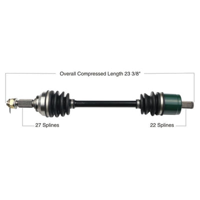 TYTANEUM OE REPLACEMENT CV AXLE JOHN DEERE FRONT RIGHT#mpn_813-0093