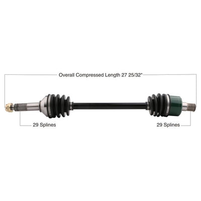 TYTANEUM OE REPLACEMENT CV AXLE KAWASAKI REAR LEFT / RIGHT#mpn_813-0116