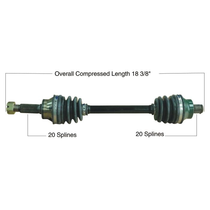 TYTANEUM OE REPLACEMENT CV AXLE POLARIS FRONT LEFT / RIGHT#mpn_813-0143
