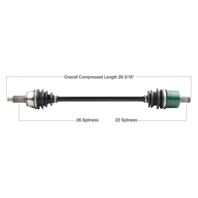 TYTANEUM OE REPLACEMENT CV AXLE POLARIS FRONT LEFT / RIGHT#mpn_813-0150
