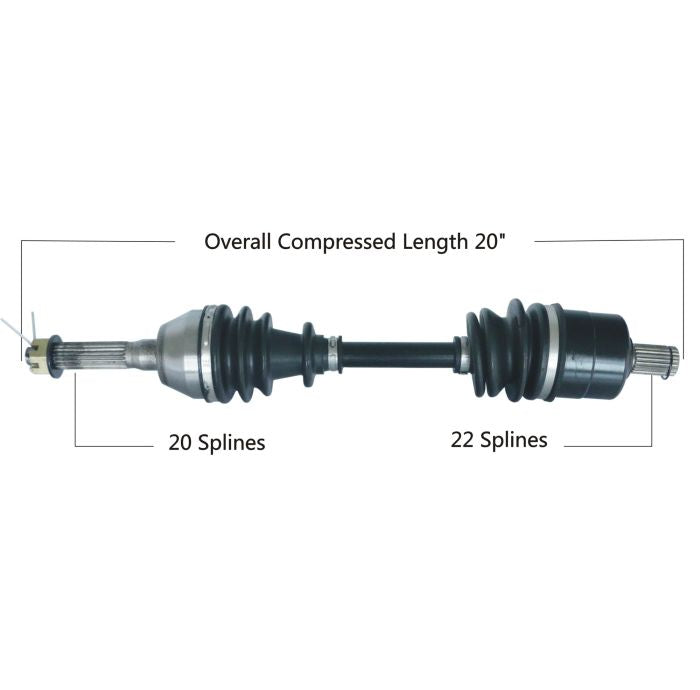 TYTANEUM OE REPLACEMENT CV AXLE POLARIS FRONT LEFT / RIGHT#mpn_813-0170