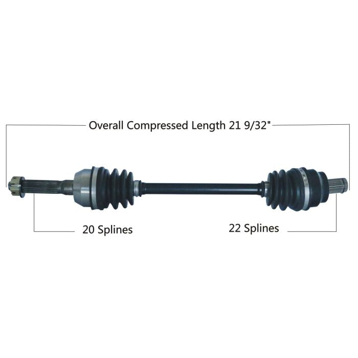 TYTANEUM OE REPLACEMENT CV AXLE POLARIS FRONT LEFT / RIGHT#mpn_813-0173