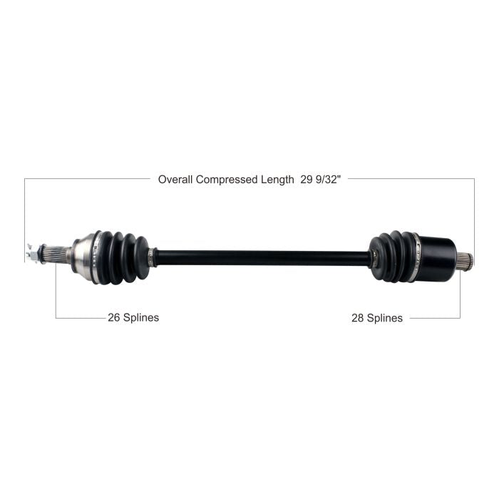 TYTANEUM OE REPLACEMENT CV AXLE POLARIS FRONT LEFT / RIGHT#mpn_813-0182