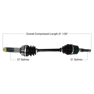 TYTANEUM OE REPLACEMENT CV AXLE YAMAHA FRONT LEFT#mpn_813-0193