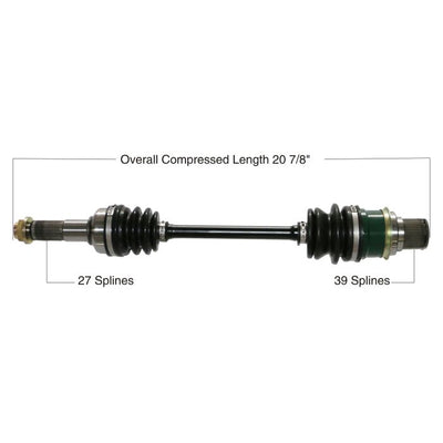 TYTANEUM OE REPLACEMENT CV AXLE YAMAHA REAR RIGHT#mpn_813-0218