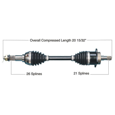 TYTANEUM HEAVY DUTY CV AXLE CAN-AM FRONT RIGHT#mpn_813-0236