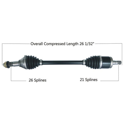 TYTANEUM HEAVY DUTY CV AXLE CAN-AM FRONT LEFT#mpn_813-0250