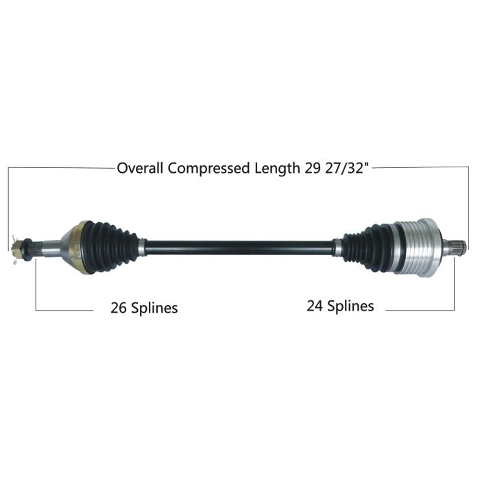 TYTANEUM HEAVY DUTY CV AXLE CAN-AM REAR LEFT / RIGHT#mpn_813-0255