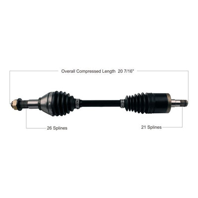 TYTANEUM HEAVY DUTY CV AXLE CAN-AM FRONT LEFT#mpn_813-0259