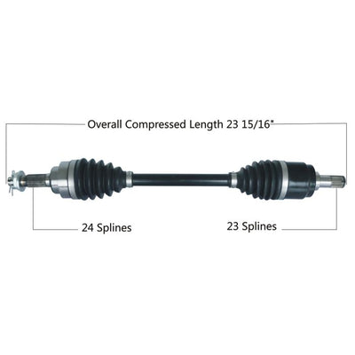 TYTANEUM HEAVY DUTY CV AXLE HONDA FRONT RIGHT#mpn_813-0272