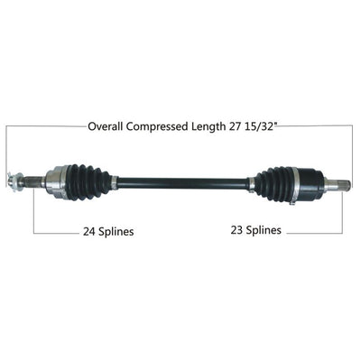 TYTANEUM HEAVY DUTY CV AXLE HONDA REAR RIGHT#mpn_813-0274