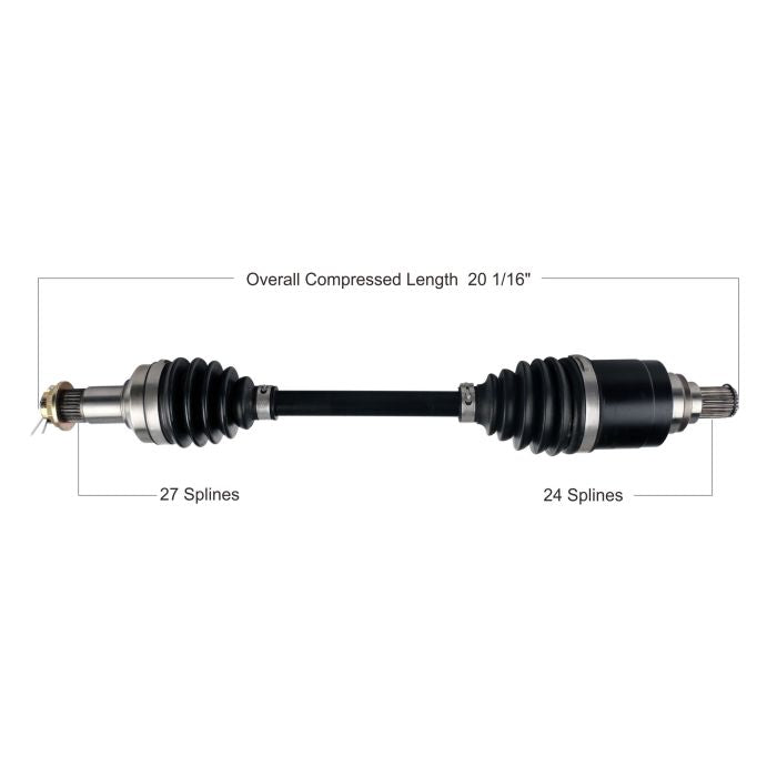 TYTANEUM HEAVY DUTY CV AXLE KYMCO FRONT RIGHT#mpn_813-0287