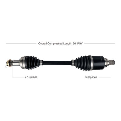 TYTANEUM HEAVY DUTY CV AXLE KYMCO FRONT RIGHT#mpn_813-0287