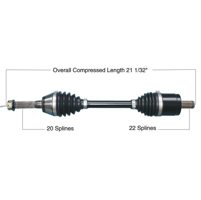 TYTANEUM HEAVY DUTY CV AXLE POLARIS FRONT LEFT / RIGHT#mpn_813-0292