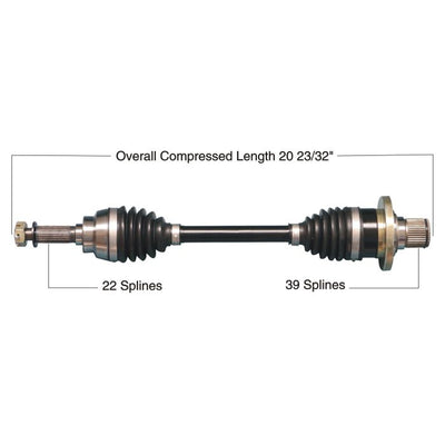 TYTANEUM HEAVY DUTY CV AXLE SUZUKI REAR LEFT / RIGHT#mpn_813-0330
