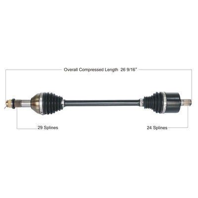 Tytaneum 813-0374 CV Axle Rear Left / Right #813-0374