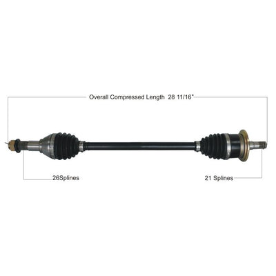 TYTANEUM HEAVY DUTY CV AXLE#mpn_813-0375