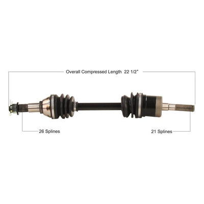 Tytaneum CAN-7090 CV Axle Front Right #CAN-7090