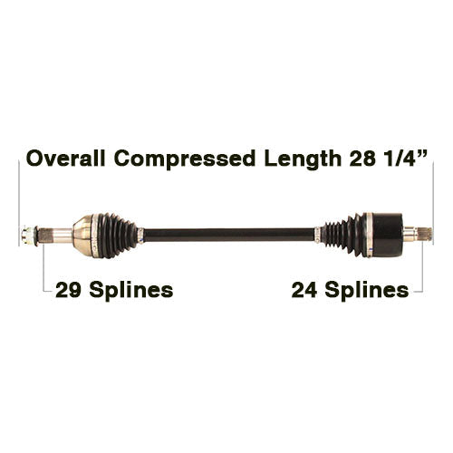 Tytaneum CAN-6078HD CV Axle Rear Left #CAN-6078HD