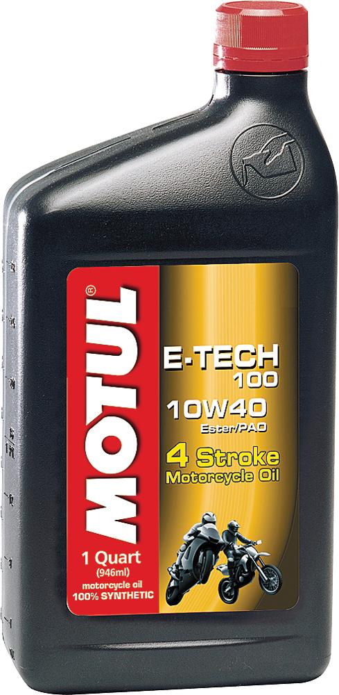 E-TECH 100 SYNTHETIC OIL 10W40 1QT #108082