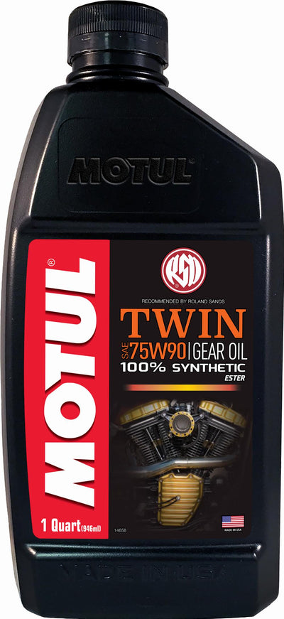 MOTUL TWIN 100% SYN 75W90 QT #108064