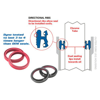 All Balls 56-188 Racing Fork And Dustseal Kit #56-188