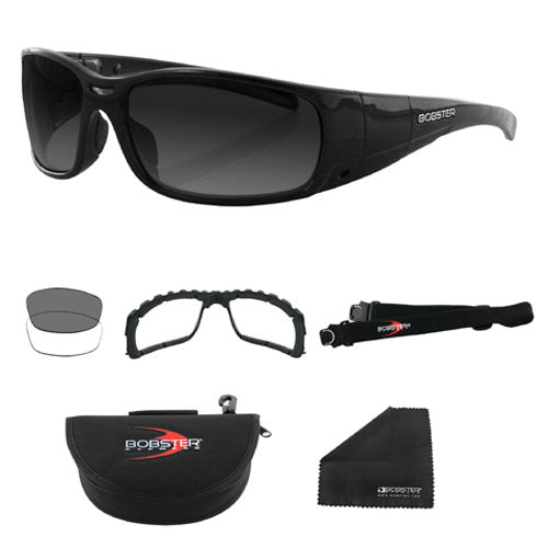 GUNNER CONVERTIBLE, BLACK FRAME, PHOTOCHROMIC & CLEAR LENSES#mpn_BGUN001