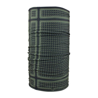 MOTLEY TUBE, FLEECE LINED, HOUNDSTOOTH, OLIVE#mpn_TF235