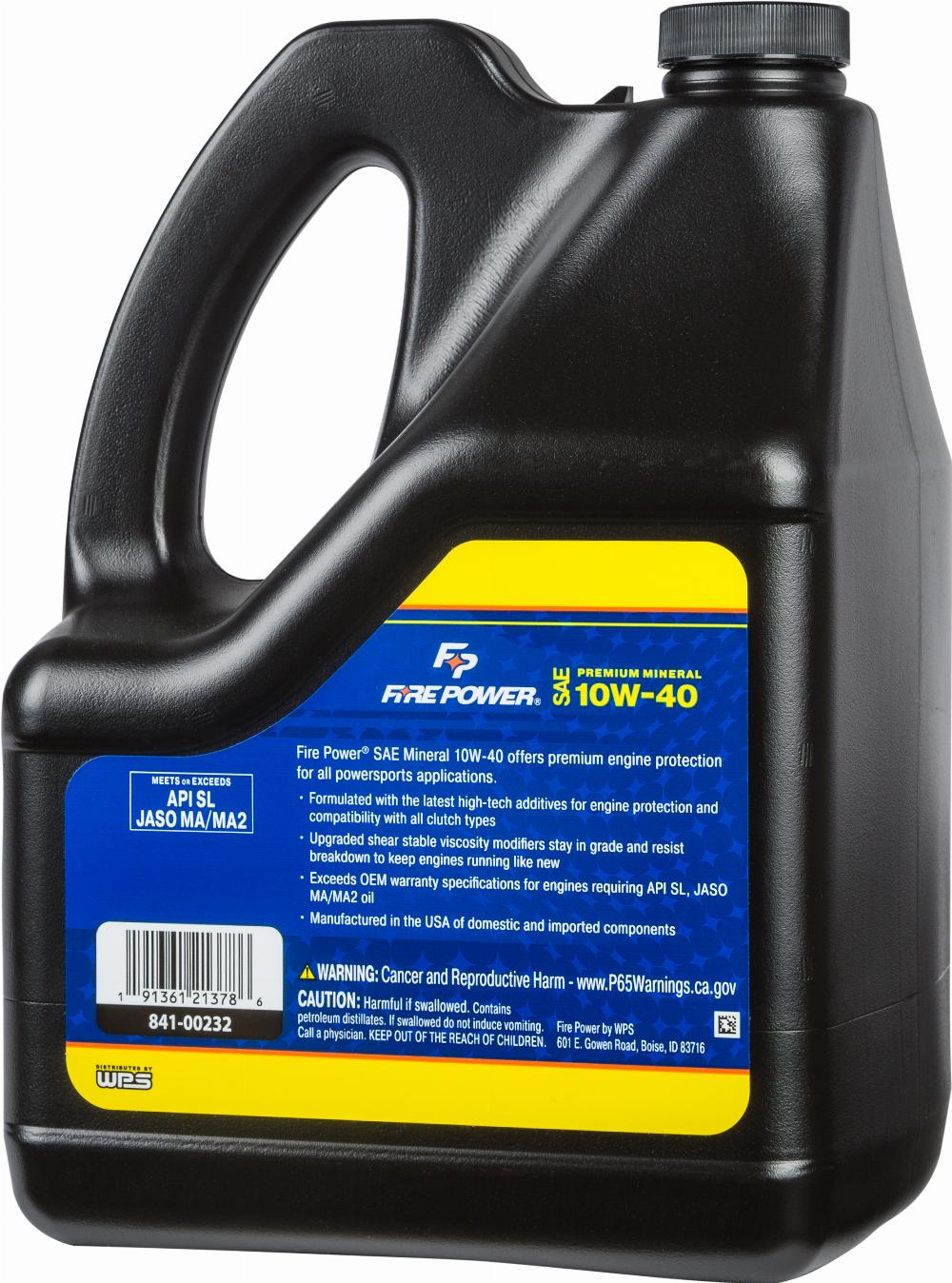 MINERAL 4-STROKE OIL 10W-40 GAL 4/CASE#mpn_196980