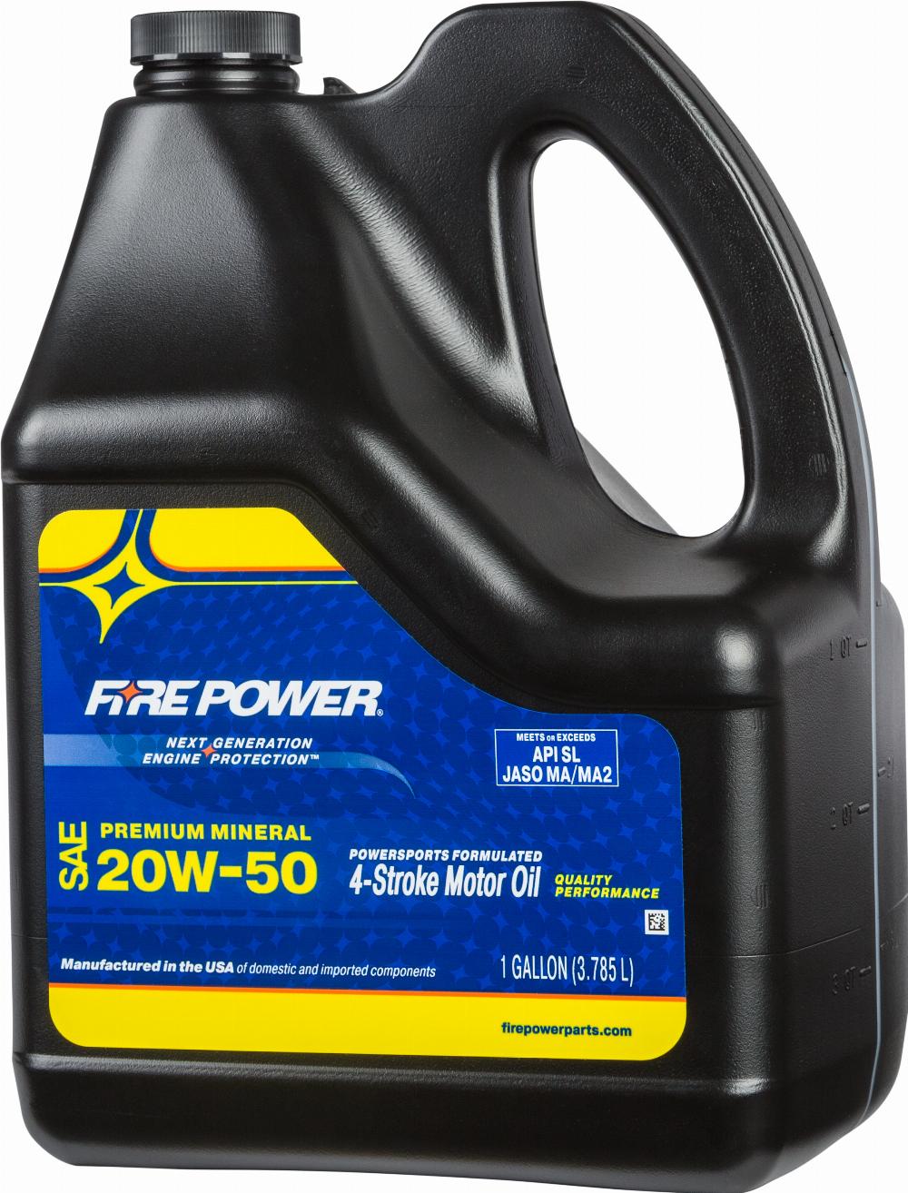 MINERAL 4-STROKE OIL 20W-50 GAL 4/CASE#mpn_196974